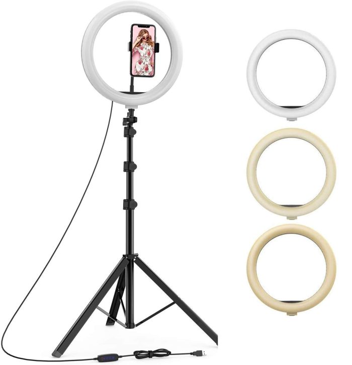 10 inch Ring light with tripod