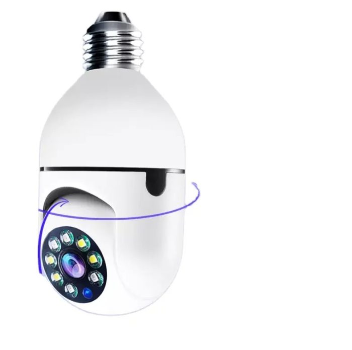 light bulb CCTV camera