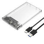 Type-C-transparent hdd ssd case