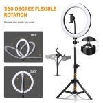 10 inch Led Selfie Ring light phone Holder