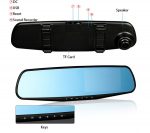 1080P Car DVR camera rear-view mirror Video Recorder Mirror with Night Vision