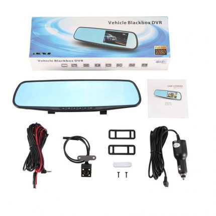 1080P Car DVR camera rear-view mirror Video Recorder Mirror with Night Vision