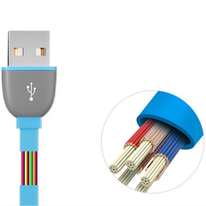 2 In1 Dual Retractable USB Data Cable Charger.