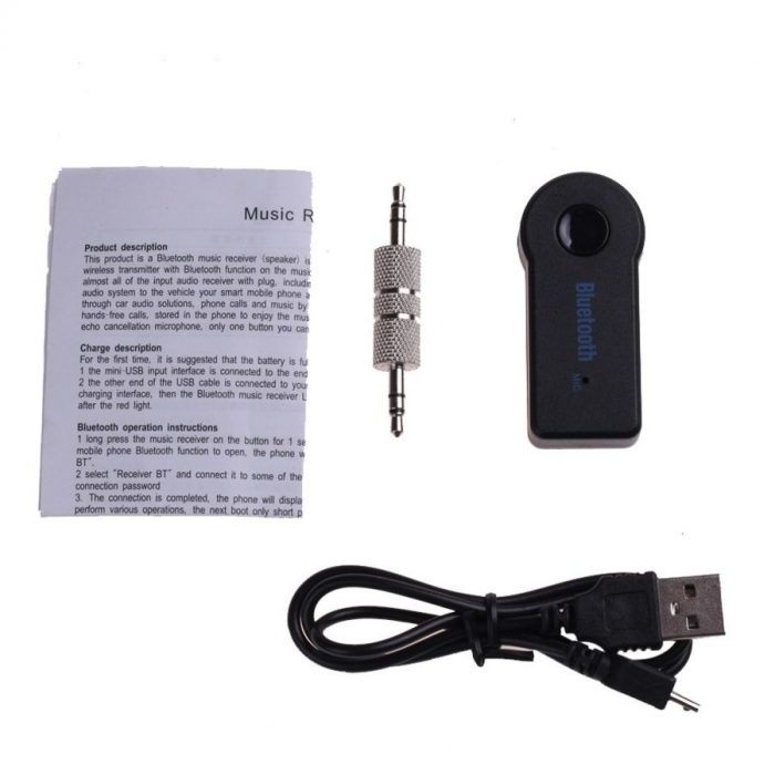 3.5mm AUX Car Wireless Bluetooth 3.0 Speaker Audio Adapter Stereo Music receiver