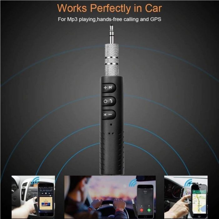 3.5mm Jack Bluetooth Car Kit Audio Receiver Adapter
