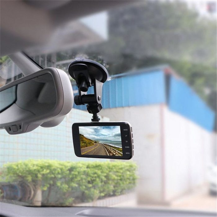 4 Inch 1080P Dash Vehicle Camera With Night Vision