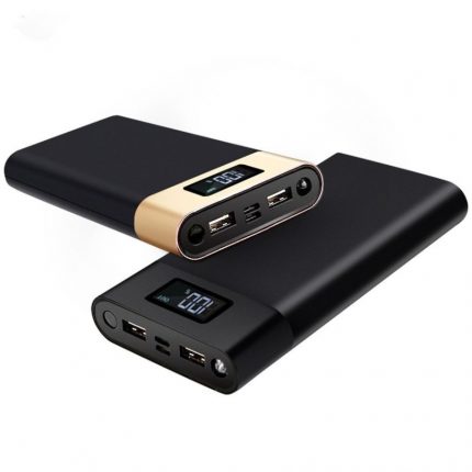 40000mAh LCD Flashlight Power bank fast charging 3.0