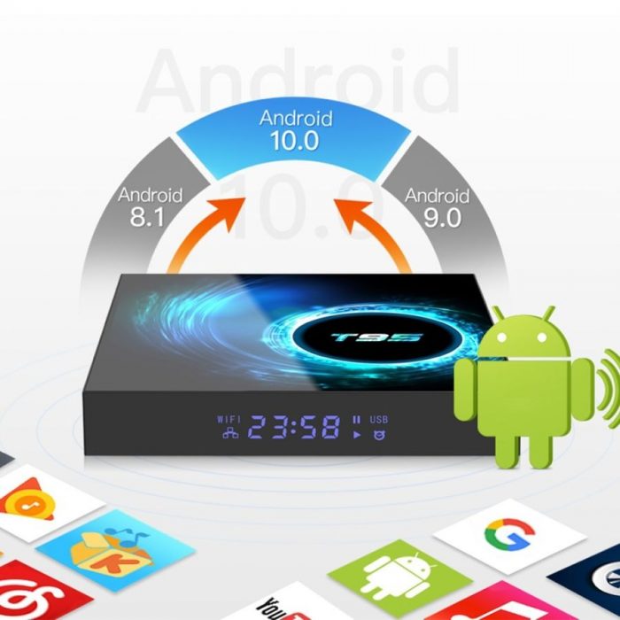 Android 10 T95 Smart Tv Box Youtube HD 6K 4gb+64gb