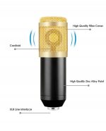 BM 800 Condenser Microphone 3.5mm Wired Recording Microphone