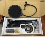 BM 800 Condenser Microphone 3.5mm Wired Recording Microphone