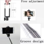 Extendable Wired Remote Mobile Phones Holder Selfie Stick