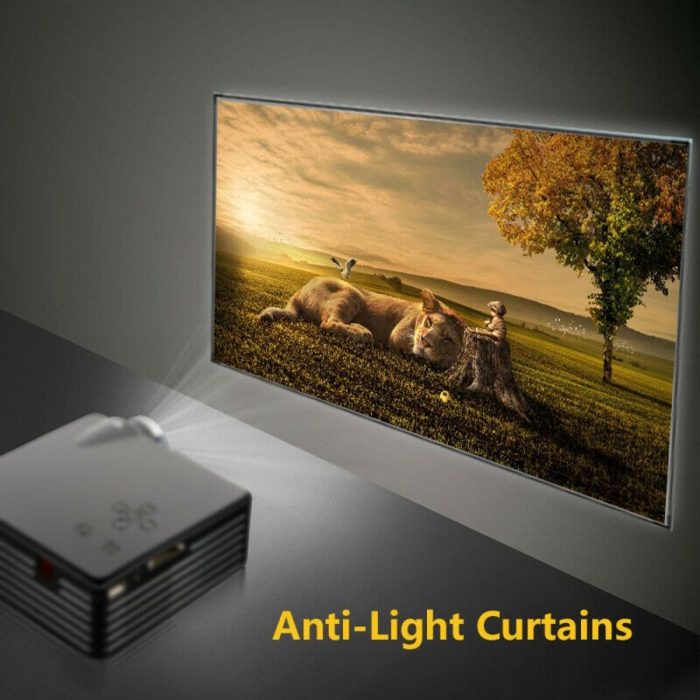 HD Anti-light Screen Home Projector Screen-Cloth.