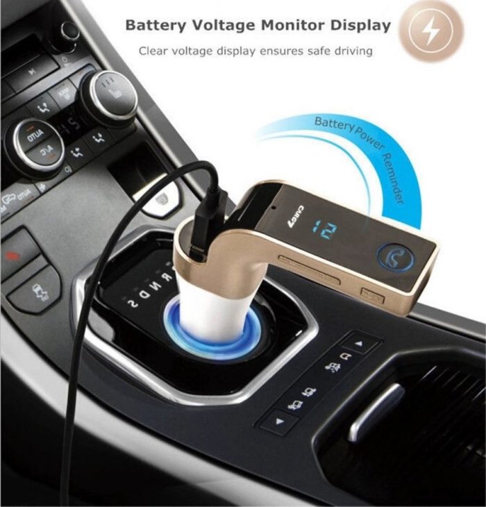 LCD Wireless Bluetooth FM Transmitter Modulator Car Kit MP3 Player
