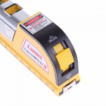 LV2 Multi-functional Infrared Laser Level Ruler Horizontal Meter Tape Scale Measure Instrument