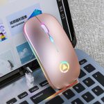 Mini A2 Wireless Mouse Silent Mute Rechargeable