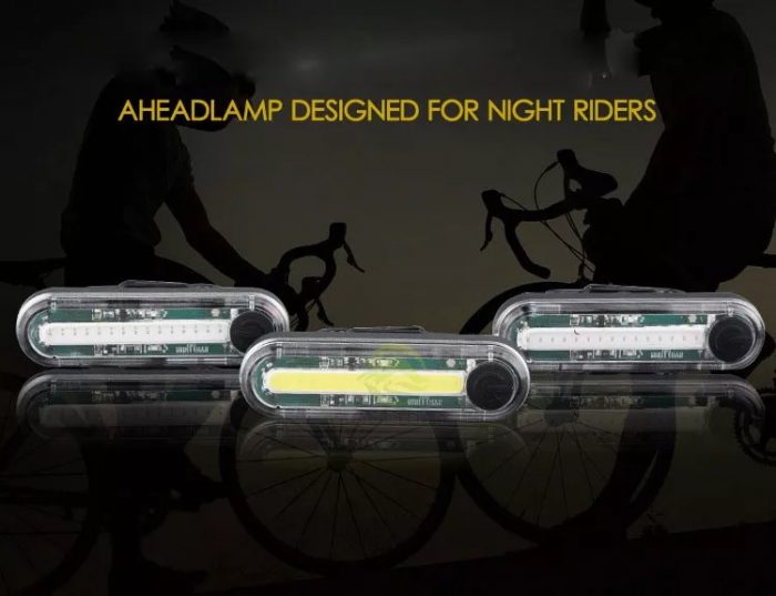 Night Riding Waterproof Used 6 Modes White or Red light USB