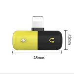 Pill Shape 2 3 IN 1 Fast Charger Headphone Connector capsule