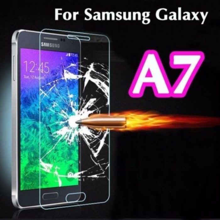 Premium Real Tempered Glass Screen Protector Protective Film Cover For Samsung A7