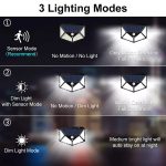 Solar Motion Sensor Led Stair Wall Outdoor garden Lights