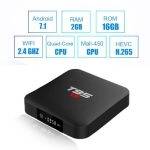 T95 S1 Smart Android 7.1 TV Box 2GB Ram 16GB Rom Amlogic S905w 1080p 4K H.265 2.4GHz Wifi HDM