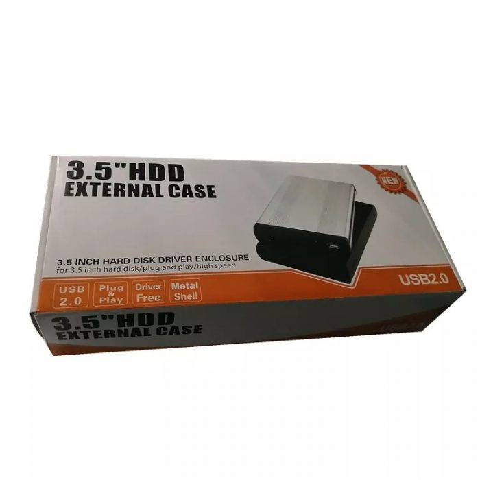 USB2.0 3.5 inch SATA SSD HDD External Hard Drive Case Box