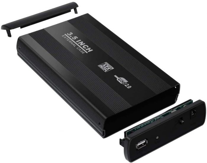USB2.0 3.5 inch SATA SSD HDD External Hard Drive Case Box