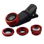 Universal Mobile Phone Camera Wide Lens Angle kit Telescope Zoom Fisheye