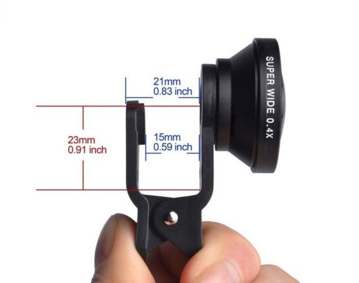 Universal Mobile Phone Camera Wide Lens Angle kit Telescope Zoom Fisheye