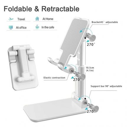 Universal folding desktop smart Mobile phone holder