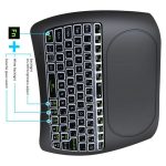 Wireless Mini Keyboard Air Mouse Touchpad Controller