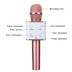 Wireless Q7 Bluetooth Karaoke Microphone Professiona