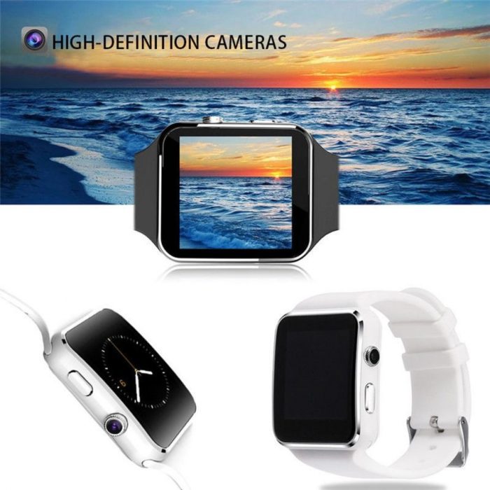 X6 Bluetooth Waterproof Smart Watch Camera.