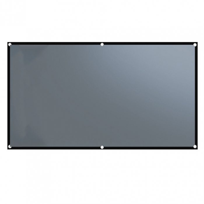 rojector Screen3D HD Anti-light Screen Curtain Reflective Fabric Cloth 100inch