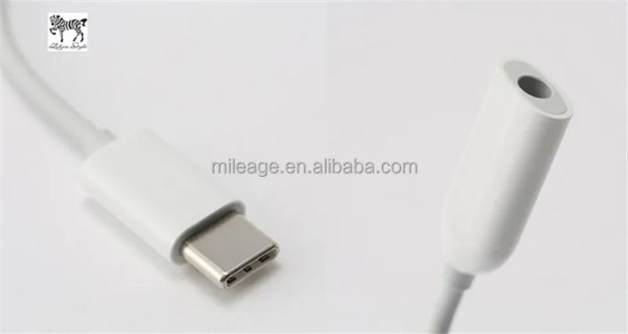 USB type-C To 3.5mm headphone Jack