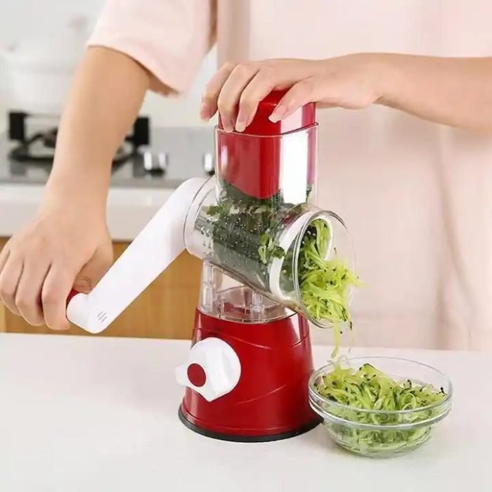 3 In 1 Manual Handheld Vegetable Fruit Cutter Slicer Kitchen Tabletop Tools - Image 9
