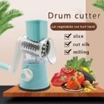 3 In 1 Manual Handheld Vegetable Fruit Cutter Slicer Kitchen Tabletop Tools - Image 12